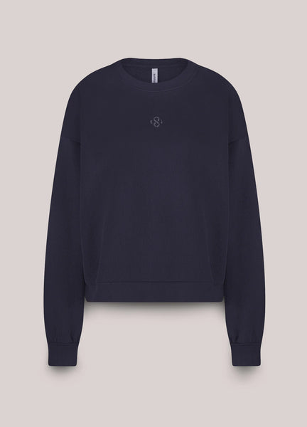 Summum Woman Soft Sweatshirt - Navy