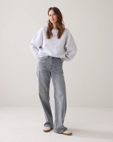 Summum Woman Soft Sweatshirt - Grey