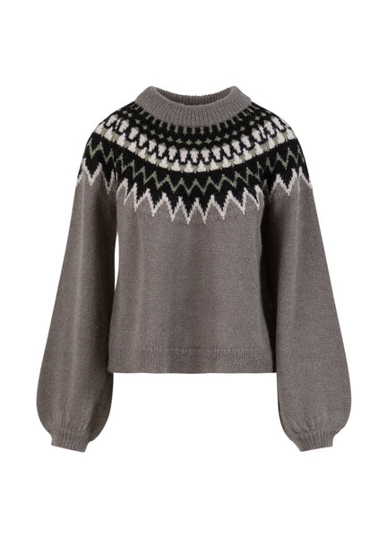 Coster Copenhagen Icelandic Knitted Sweater - Volcanic Grey