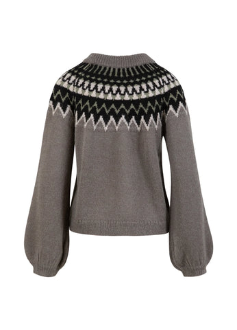 Coster Copenhagen Icelandic Knitted Sweater - Volcanic Grey