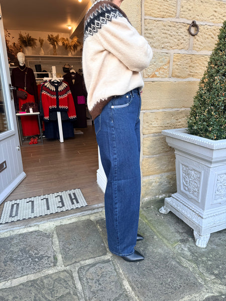 Orfeo Grayson Barrel Leg Jean