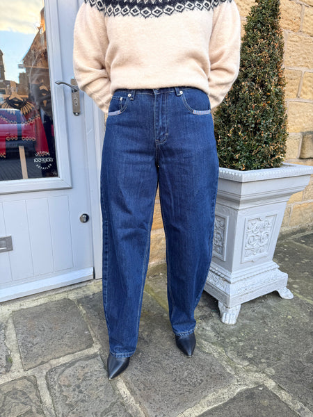 Orfeo Grayson Barrel Leg Jean
