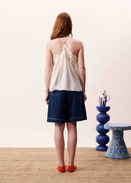 FRNCH Melobosis Lace Camisole - Cream