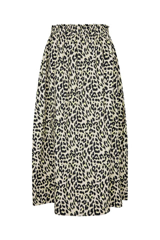 Lollys Laundry IslaLL Leopard Print Maxi Skirt - Yellow