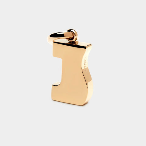 COLURi Letter J Charm - Gold Plated