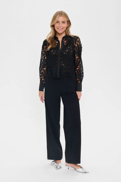 Saint Tropez JiliannaSZ Shirt - Black