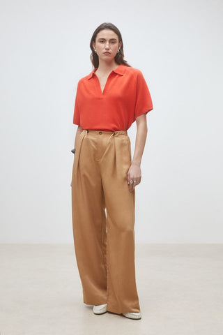 SUNCOO Jio Trousers - Camel