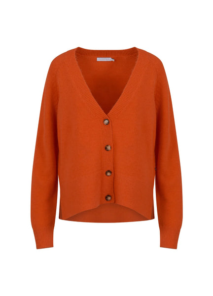 Coster Copenhagen Knit Cardigan - Mandarin Orange