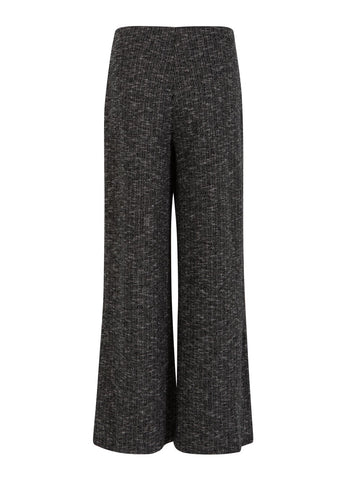 Coster Copenhagen Knitted High Waist Trouser - Black/Grey