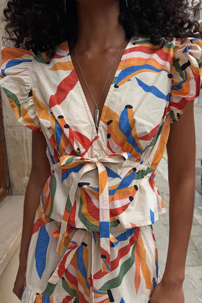 Never Fully Dresses Banana Kerri Top - Ecru