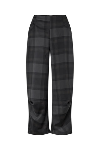 Lollys Laundry KikiLL Check Trousers - Dark Grey