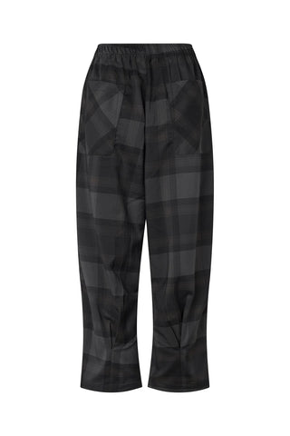 Lollys Laundry KikiLL Check Trousers - Dark Grey