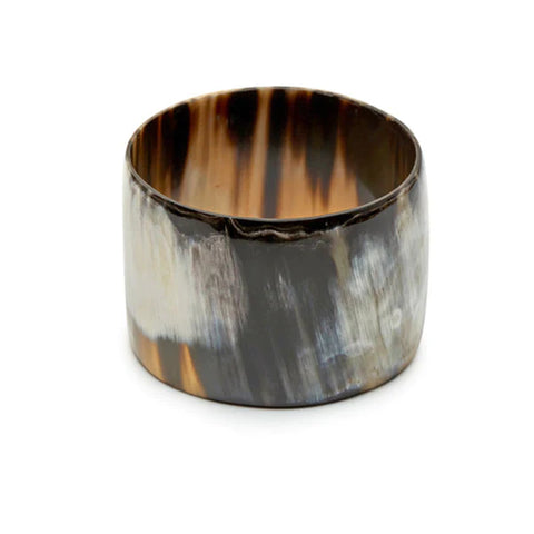 Branch Jewellery Wide Horn Bangle - Black Natural