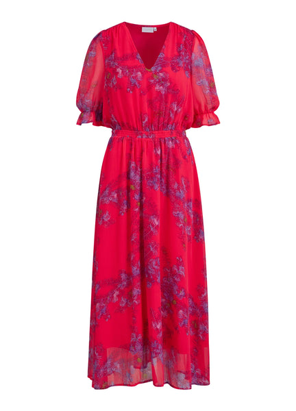 Coster Copenhagen Feather Bloom Maxi Dress - Feather Bloom Pink