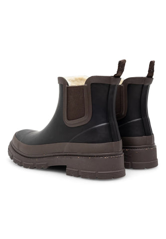 Woden Liv Warm Waterproof Boot - Black/Brown