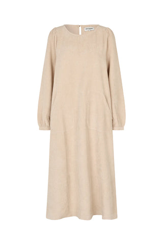 Lollys Laundry LucasLL Midi Dress SL - Sand