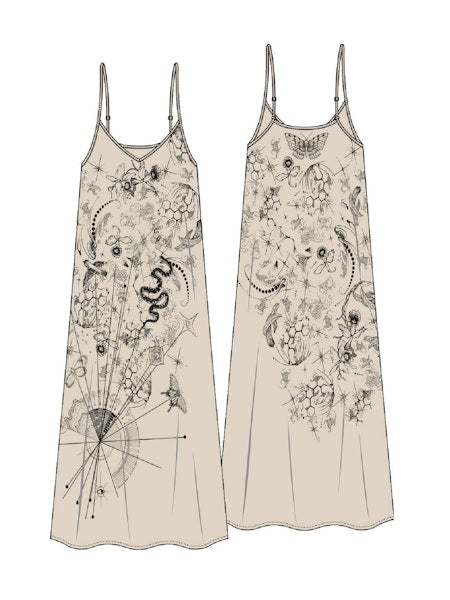 Me369 Martha Camisole Dress - Tattoo