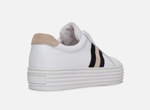 Philip Hog Leather May Sneaker - White / Sand