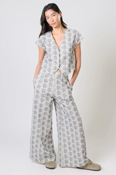 Traffic People Rene Trousers - Miss Daisy (Navy)