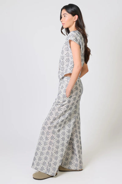 Traffic People Rene Trousers - Miss Daisy (Navy)