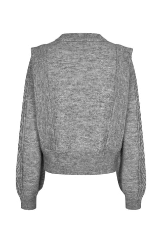 Lollys Laundry NoviaLL Cardigan - Light Grey