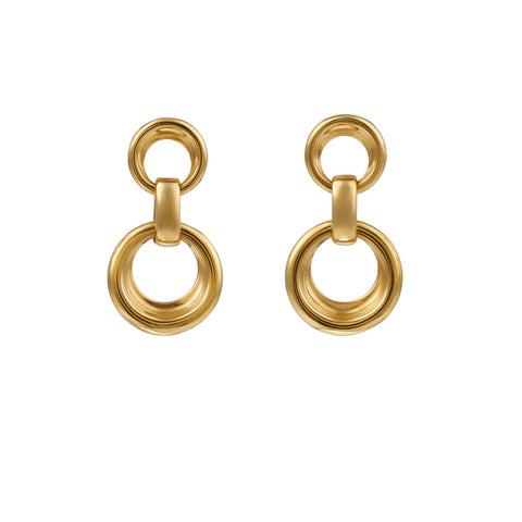 Orelia Jewellery LUXE Statement Knocker Earrings - Gold