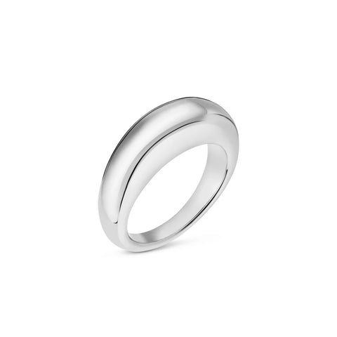 Orelia Jewellery LUXE Domed Ring - Silver