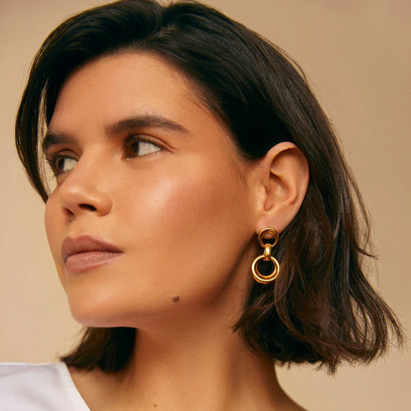 Orelia Jewellery LUXE Statement Knocker Earrings - Gold