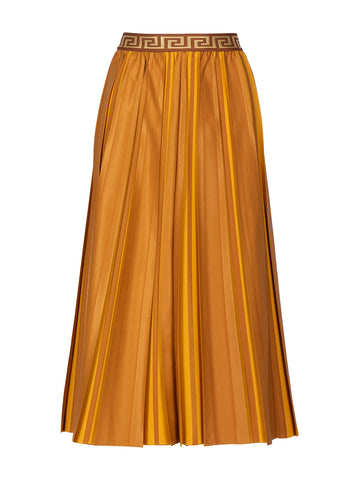 Anonyme Plisse Serena Pleated Skirt - Mustard
