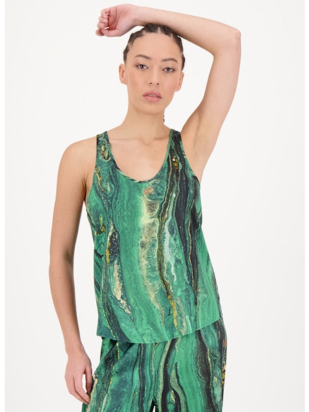 Me369 Paula Tank Top - Jade Gold