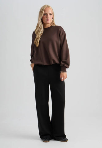 Peppercorn PCSinna GRS Sweat Top - Java Brown