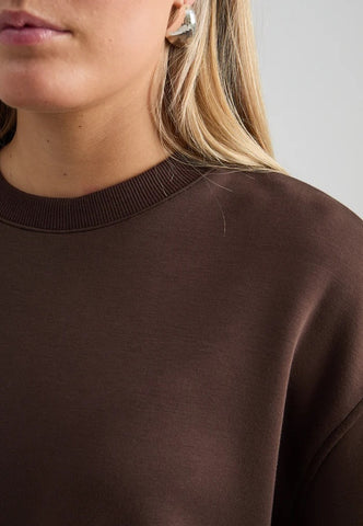 Peppercorn PCSinna GRS Sweat Top - Java Brown