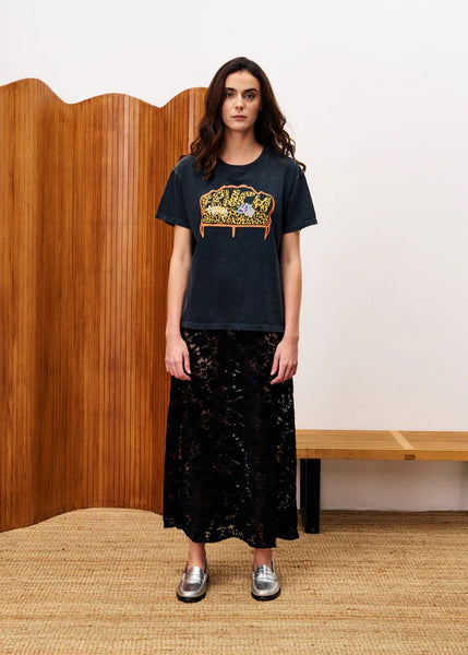 FRNCH Stevia T-Shirt - Anthracite