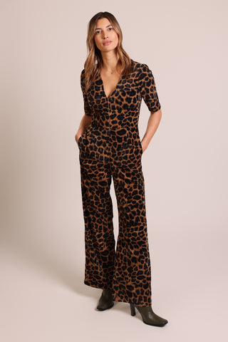 Traffic People Clan Jumpsuit - Leopard