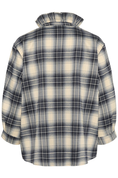 Soaked In Luxury SLPamela 3/4 Sleeve Blouse - Check