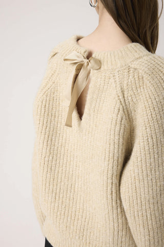 Soaked In Luxury SLPleoni Pullover - Doeskin Melange
