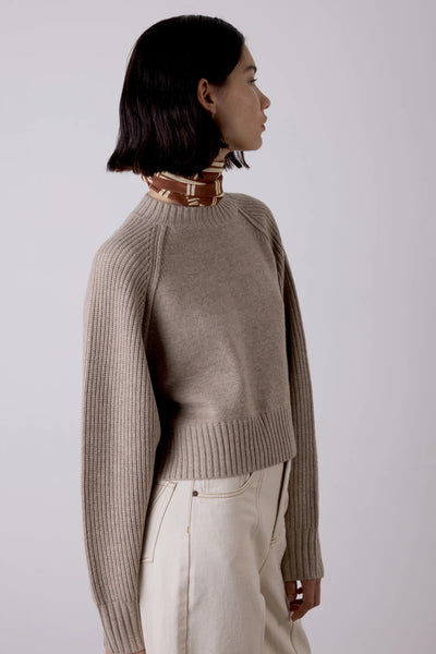Vi.ve.re Merina Wool & Cashmere Knit - Beige