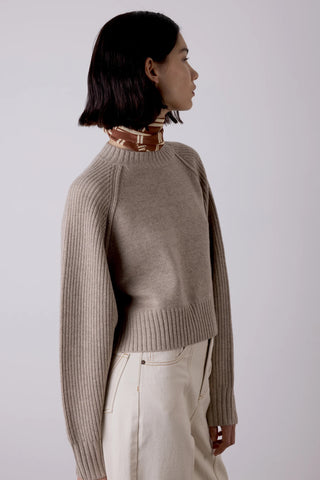 Vi.ve.re Merina Wool & Cashmere Knit - Beige