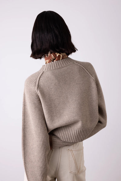 Vi.ve.re Merina Wool & Cashmere Knit - Beige