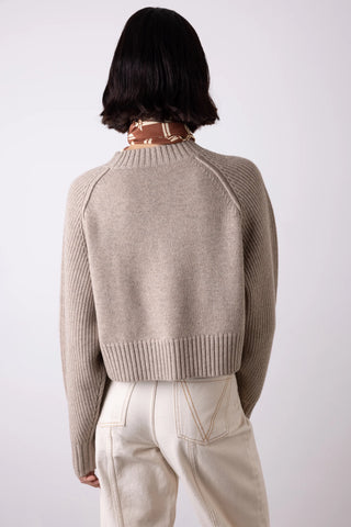 Vi.ve.re Merina Wool & Cashmere Knit - Beige