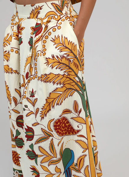 An'ge Paris Rosaline Printed Maxi Skirt - Tropico