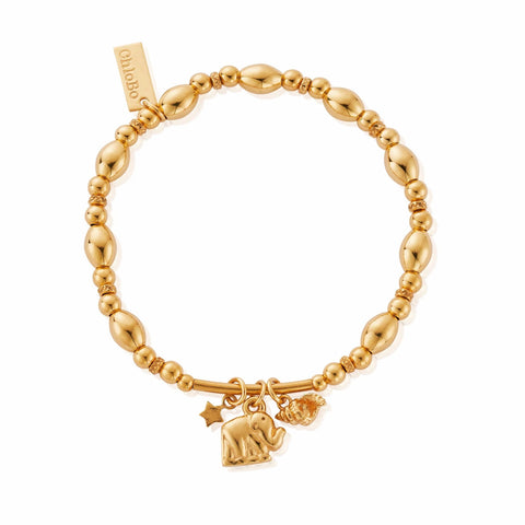 ChloBo Strength &  Abundance Bracelet - Gold