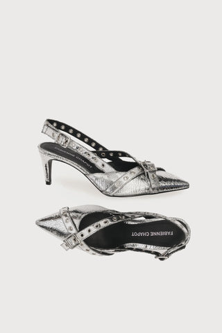 Fabienne Chapot Mary Heels - Silver