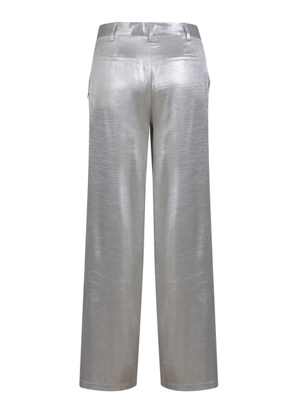 Coster Copenhagen Silver Petra Wide Leg Trousers - Silver