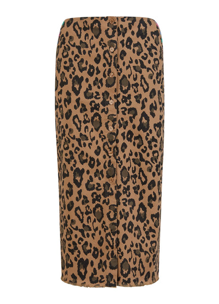 Coster Copenhagen Skirt in Blurry Leopard Print