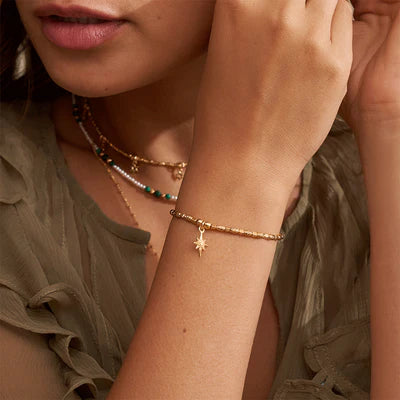 ChloBo Soul Glow Lucky Star Bracelet - Gold