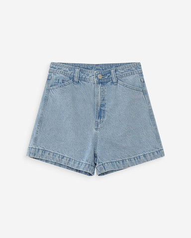 Grace & Mila Verne Denim Shorts - Sky Blue