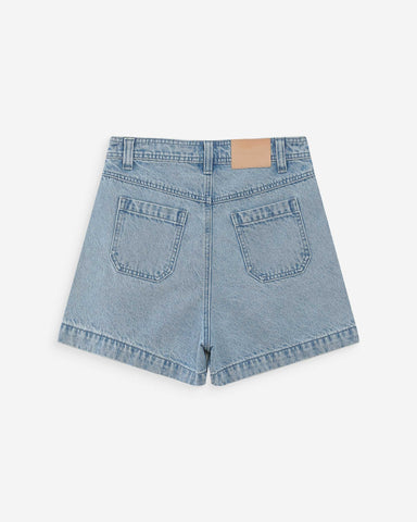 Grace & Mila Verne Denim Shorts - Sky Blue