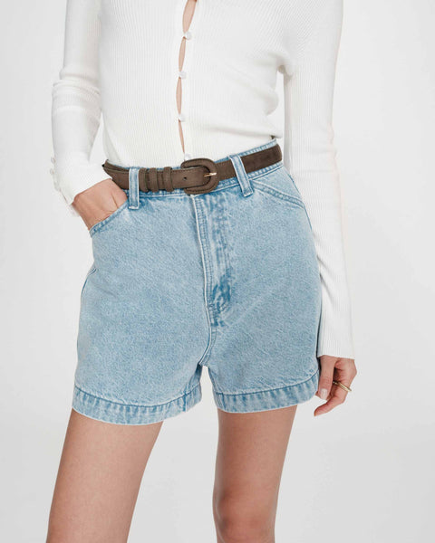 Grace & Mila Verne Denim Shorts - Sky Blue