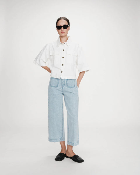 Grace & Mila Joe 7/8 Length Jeans - Sky blue